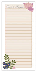 "Don't Forget" Notepad | Verdant Ridge Stationery Collection (3.8" × 7.8")