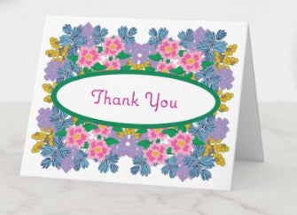 Set of 6 Goldenrod Grove Stationery Collection Blank Folded Thank You Cards and Envelopes — vintage item from Guest House Vintage Treasures (view 1)