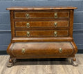 4 Drawer Claw‑Foot Chest of Drawers with Lion Head Pulls