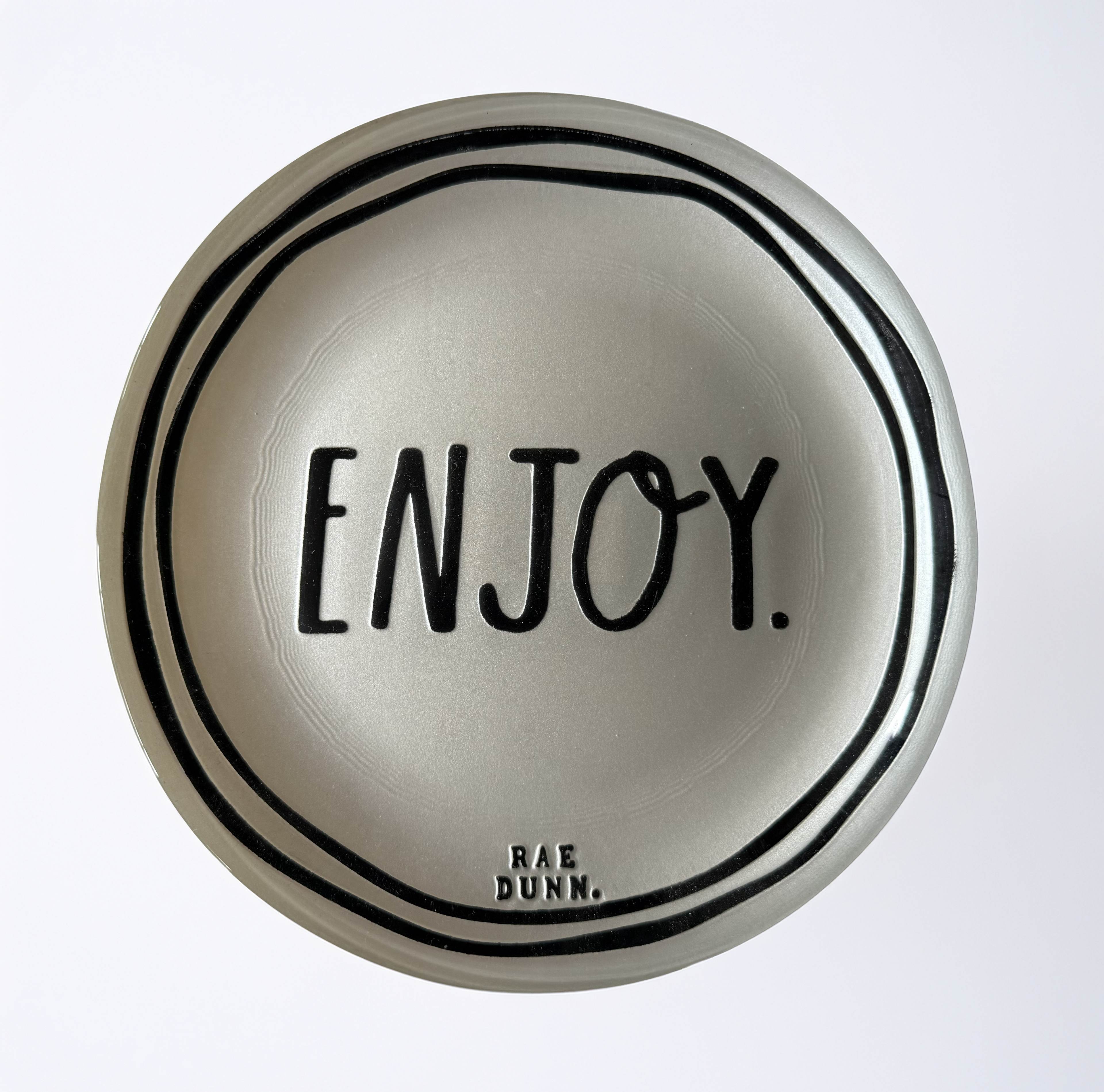 Rae Dunn "Enjoy" Plate