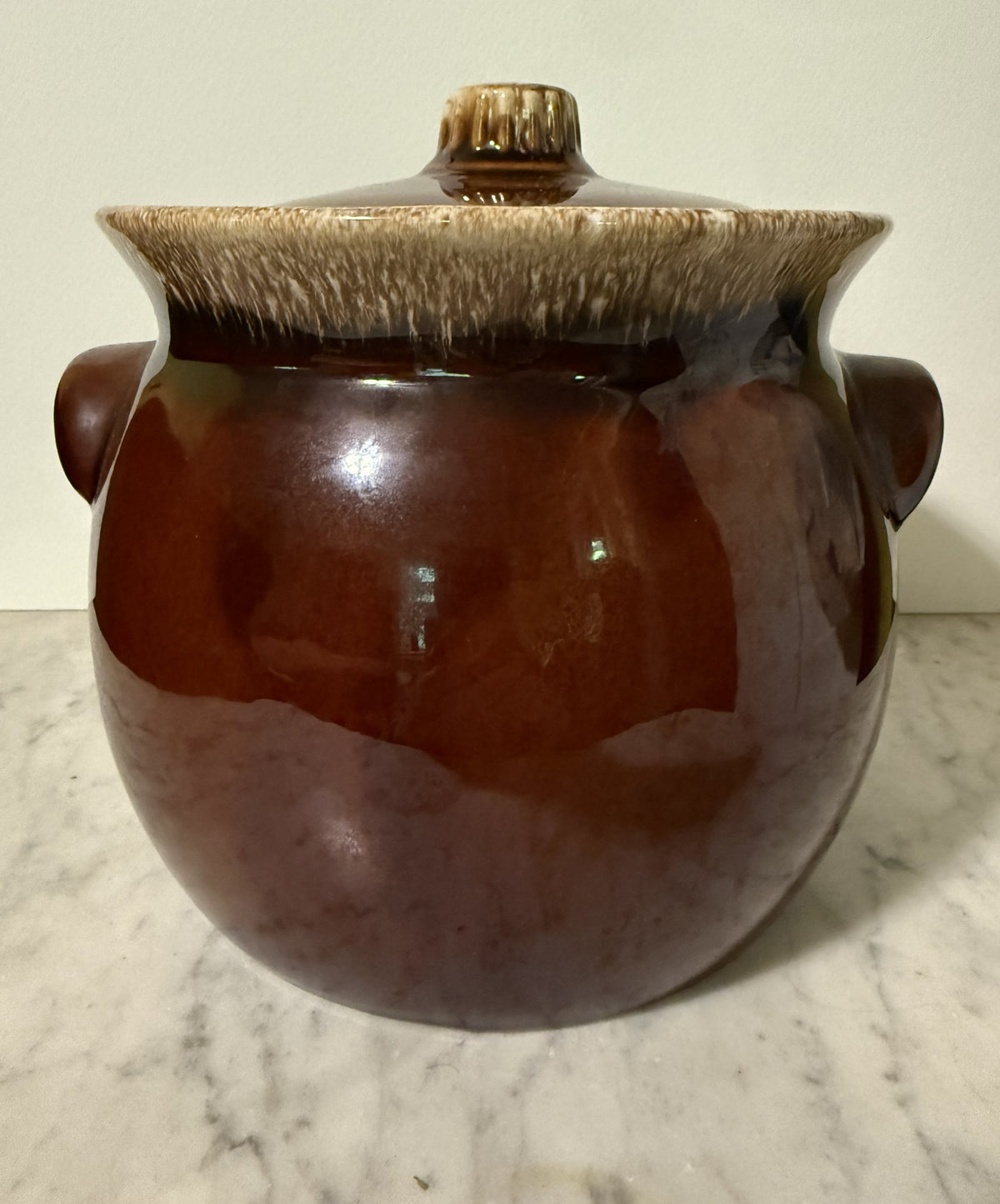 Hull Pottery Cookie Jar with Lid | Classic Farmhouse Kitchen Decor