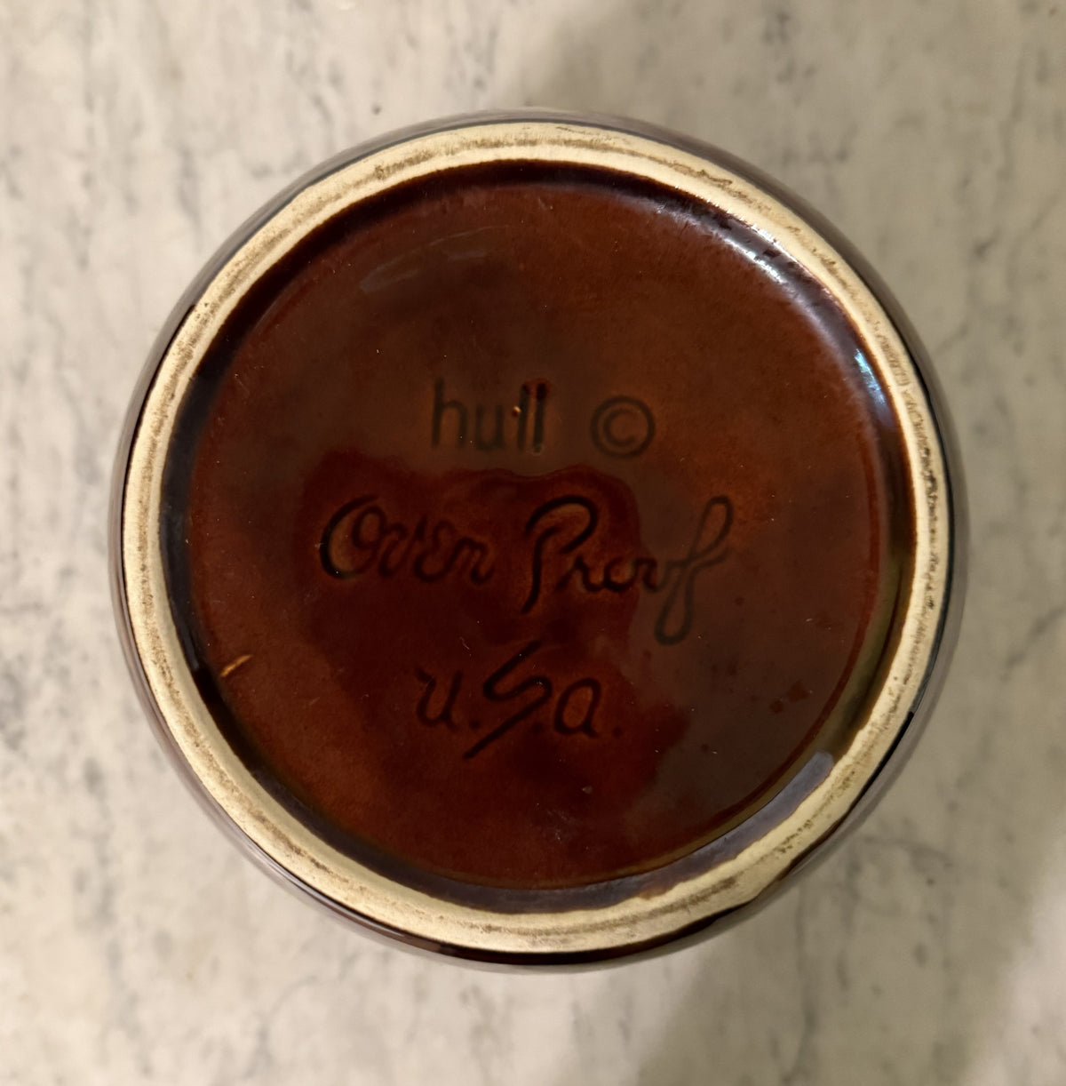 Hull Pottery Cookie Jar with Lid | Classic Farmhouse Kitchen Decor