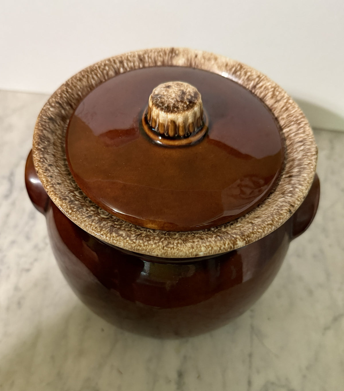 Hull Pottery Cookie Jar with Lid | Classic Farmhouse Kitchen Decor