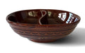 Marcrest Divided Bowl-Daisy Dot Pattern