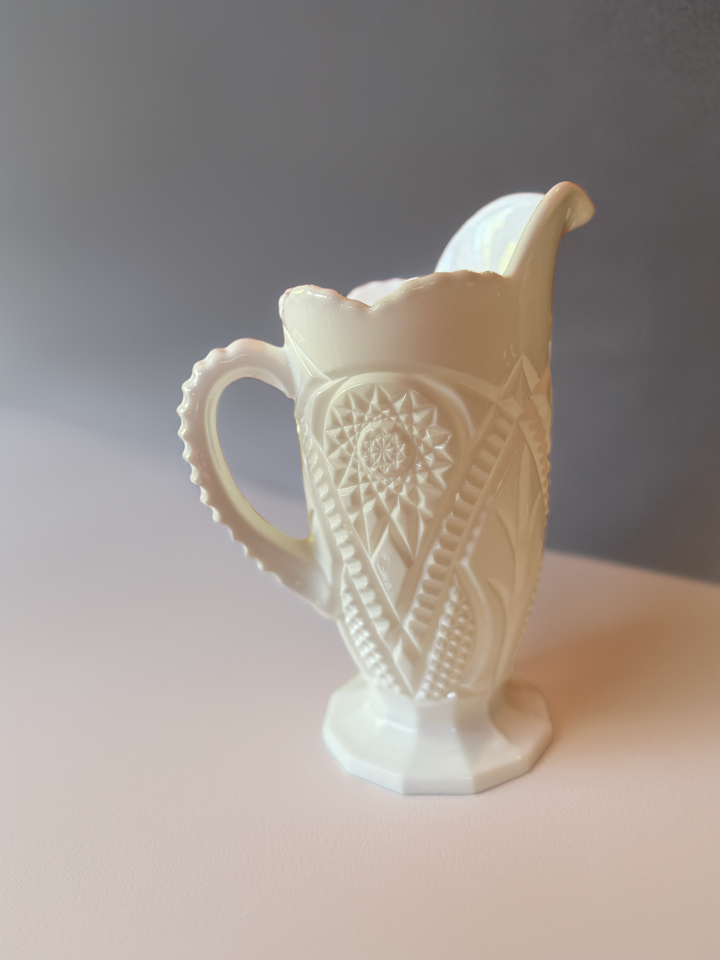 Milk Glass Pitcher