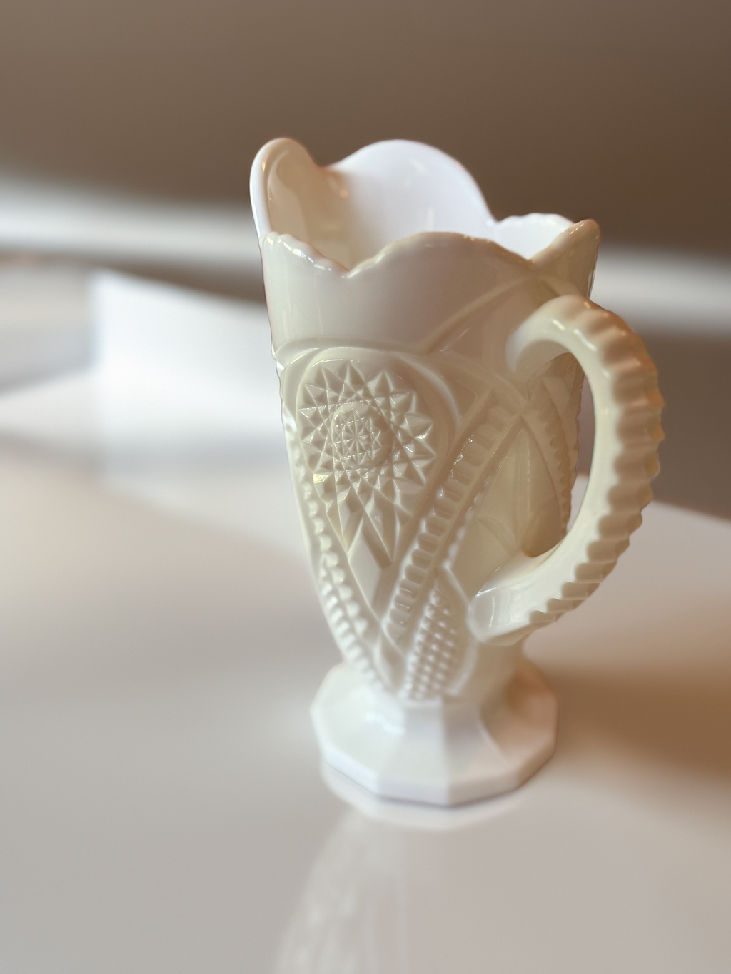 Milk Glass Pitcher