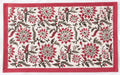 Handmade Block Print Cotton Placemats Set of 6 with Matching Napkins — vintage item from Guest House Vintage Treasures (view 1)