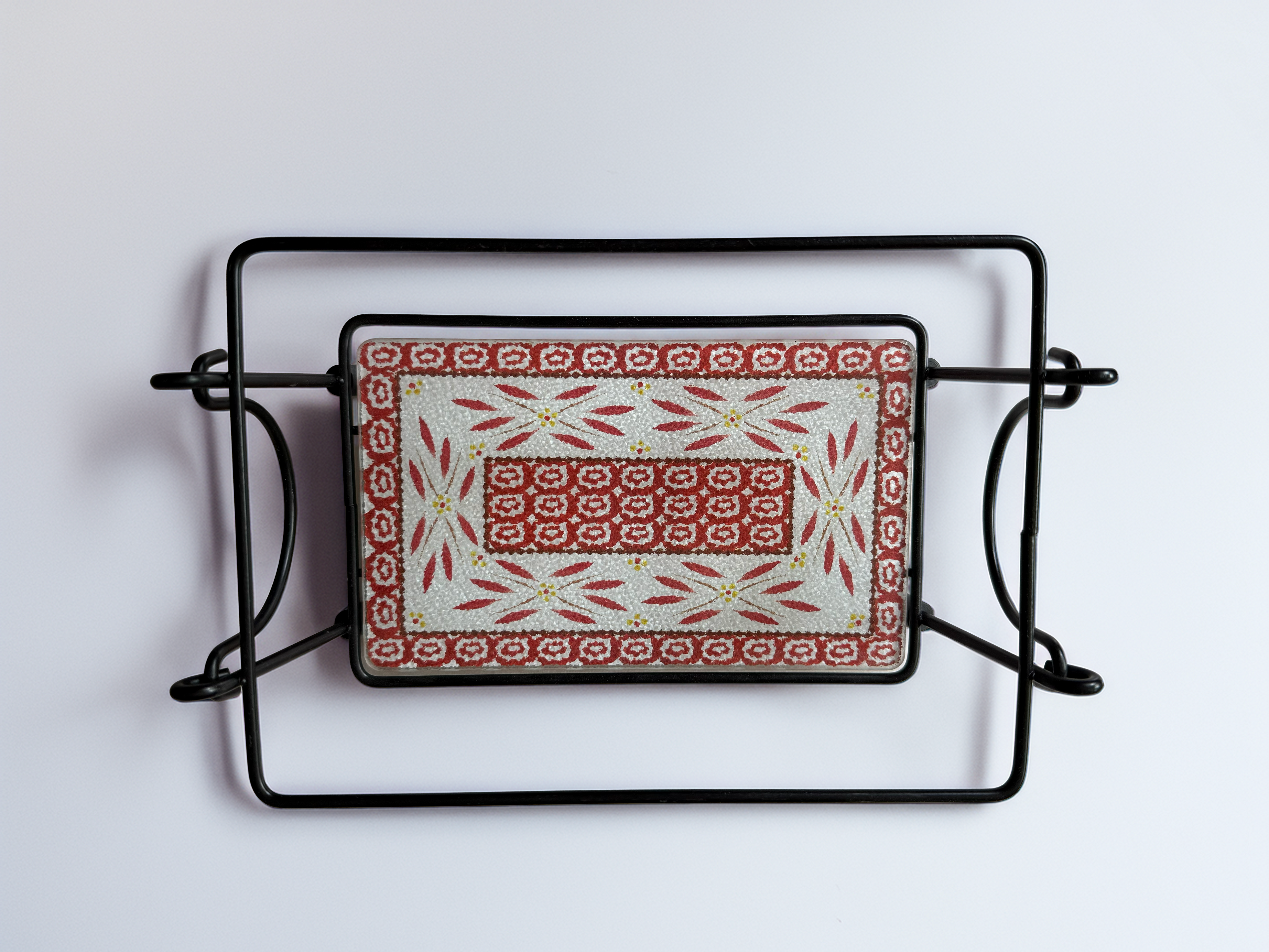 Temptations Ovenware Loaf Pan Carrier/Rack and Trivet - Fits 1.5 Qt Loaf Pan
